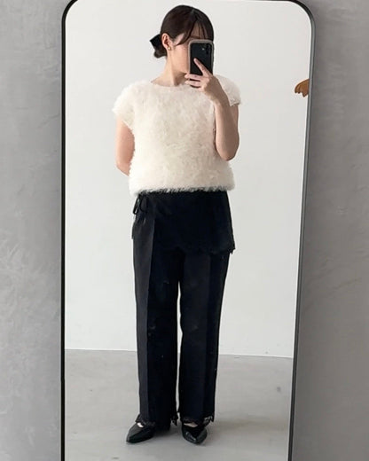 【広告掲載商品】3点SET（パンツ1点＋ラップスカート1点＋裾レース1点）