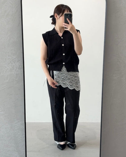 【広告掲載商品】3点SET（パンツ1点＋ラップスカート1点＋裾レース1点）