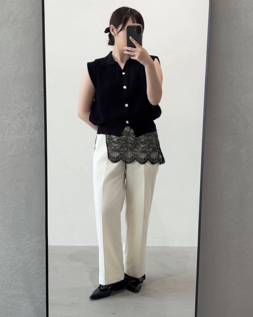 【広告掲載商品】3点SET（パンツ1点＋ラップスカート1点＋裾レース1点）