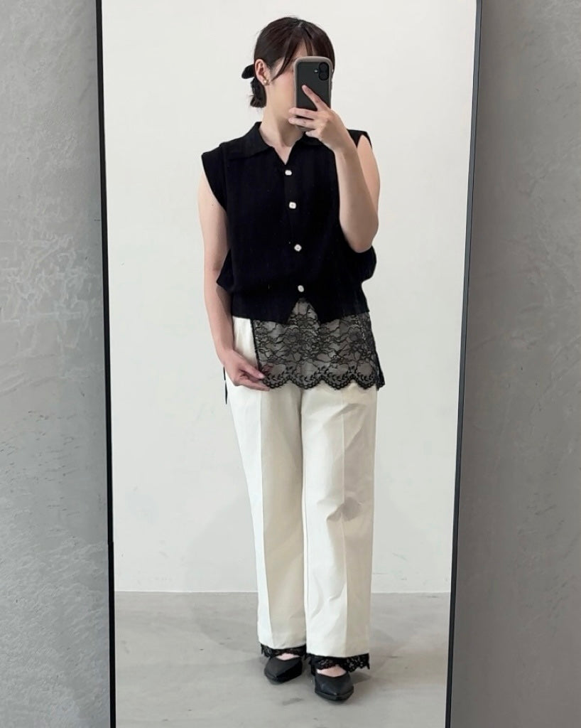 【広告掲載商品】3点SET（パンツ1点＋ラップスカート1点＋裾レース1点）