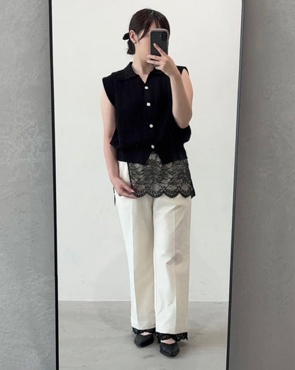 【広告掲載商品】3点SET（パンツ1点＋ラップスカート1点＋裾レース1点）