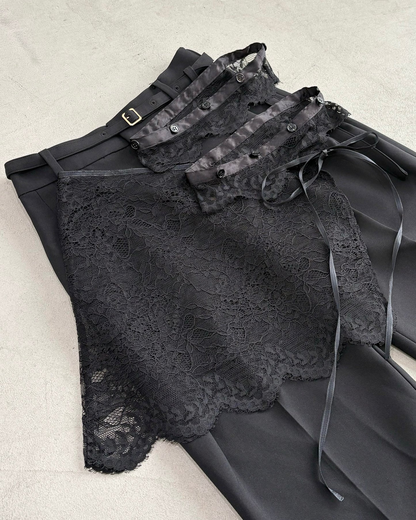 【広告掲載商品】3点SET（パンツ1点＋ラップスカート1点＋裾レース1点）
