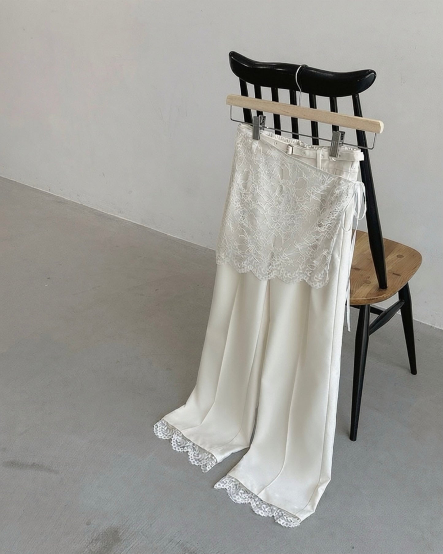 【広告掲載商品】3点SET（パンツ1点＋ラップスカート1点＋裾レース1点）