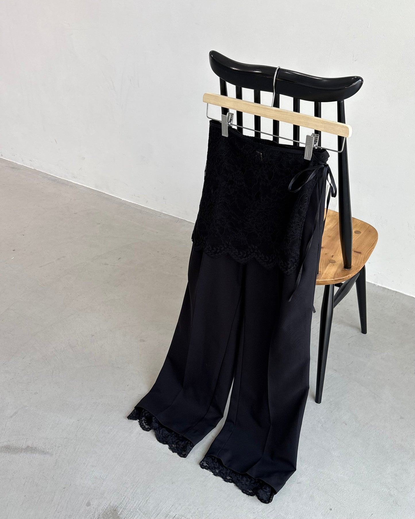 【広告掲載商品】3点SET（パンツ1点＋ラップスカート1点＋裾レース1点）