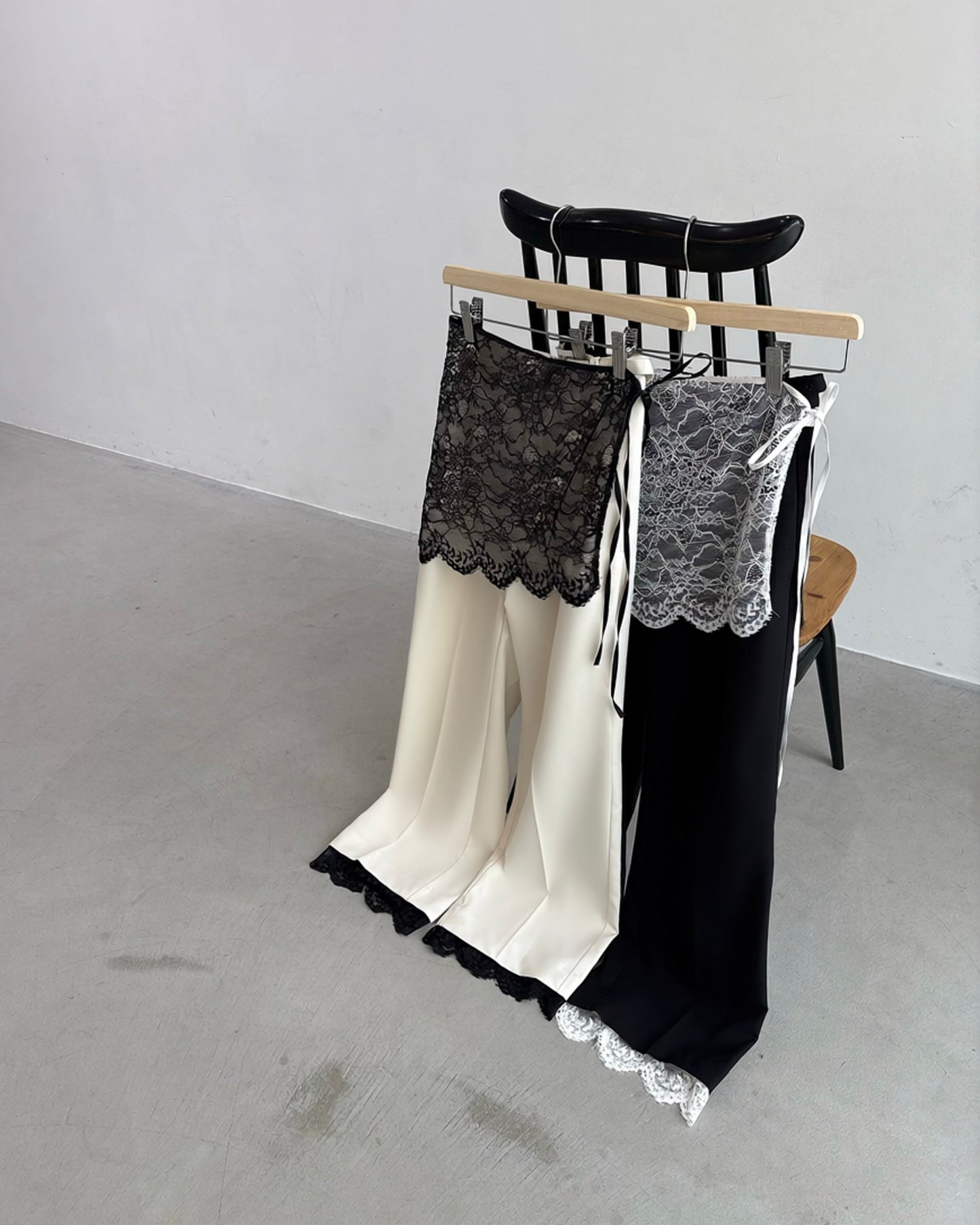 【広告掲載商品】3点SET（パンツ1点＋ラップスカート1点＋裾レース1点）