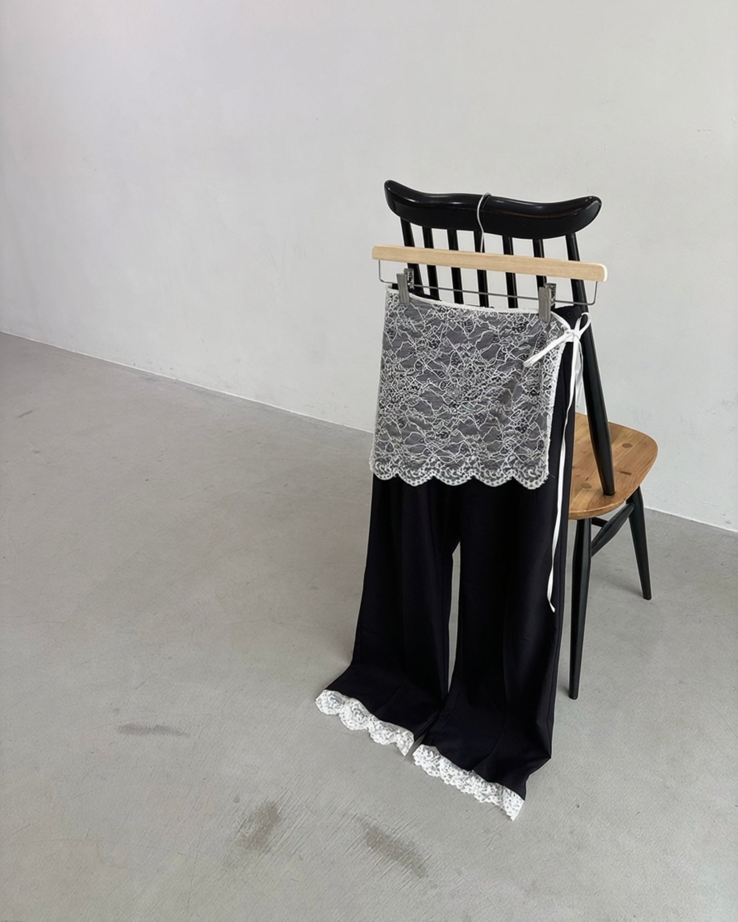 【広告掲載商品】3点SET（パンツ1点＋ラップスカート1点＋裾レース1点）