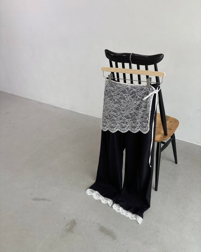 【広告掲載商品】3点SET（パンツ1点＋ラップスカート1点＋裾レース1点）