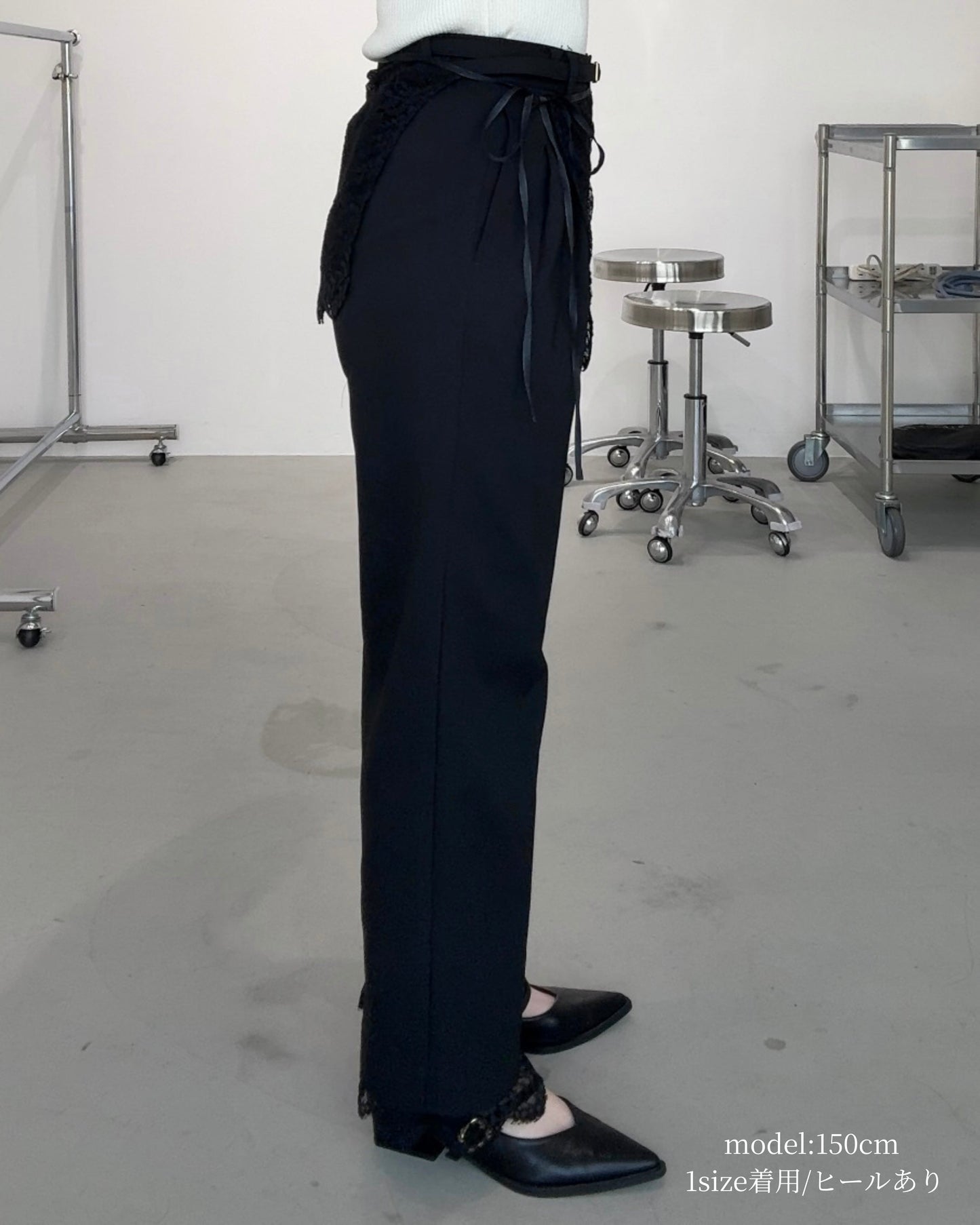 【広告掲載商品】3点SET（パンツ1点＋ラップスカート1点＋裾レース1点）
