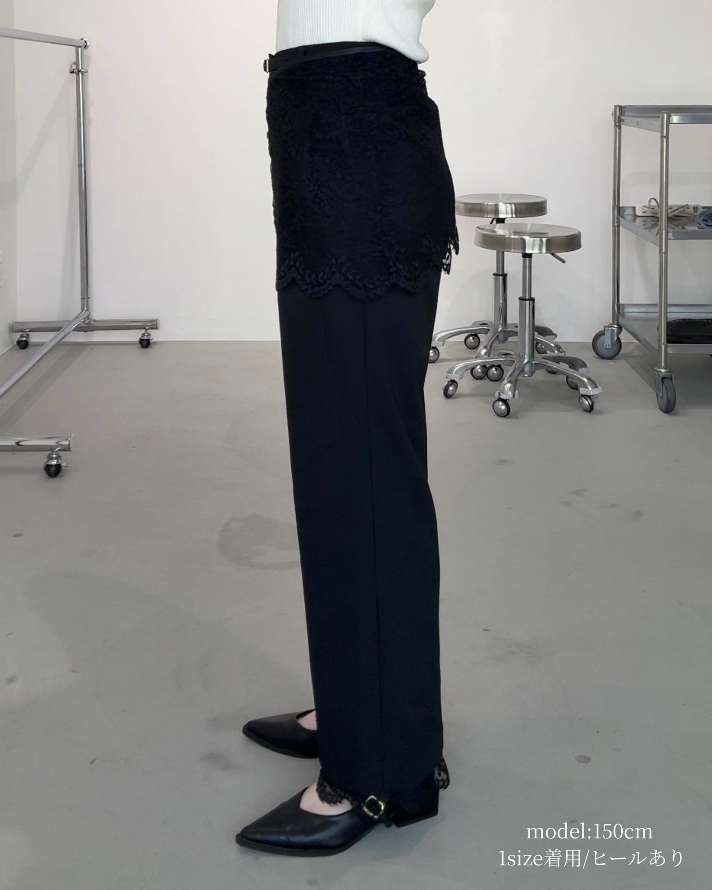 【広告掲載商品】3点SET（パンツ1点＋ラップスカート1点＋裾レース1点）