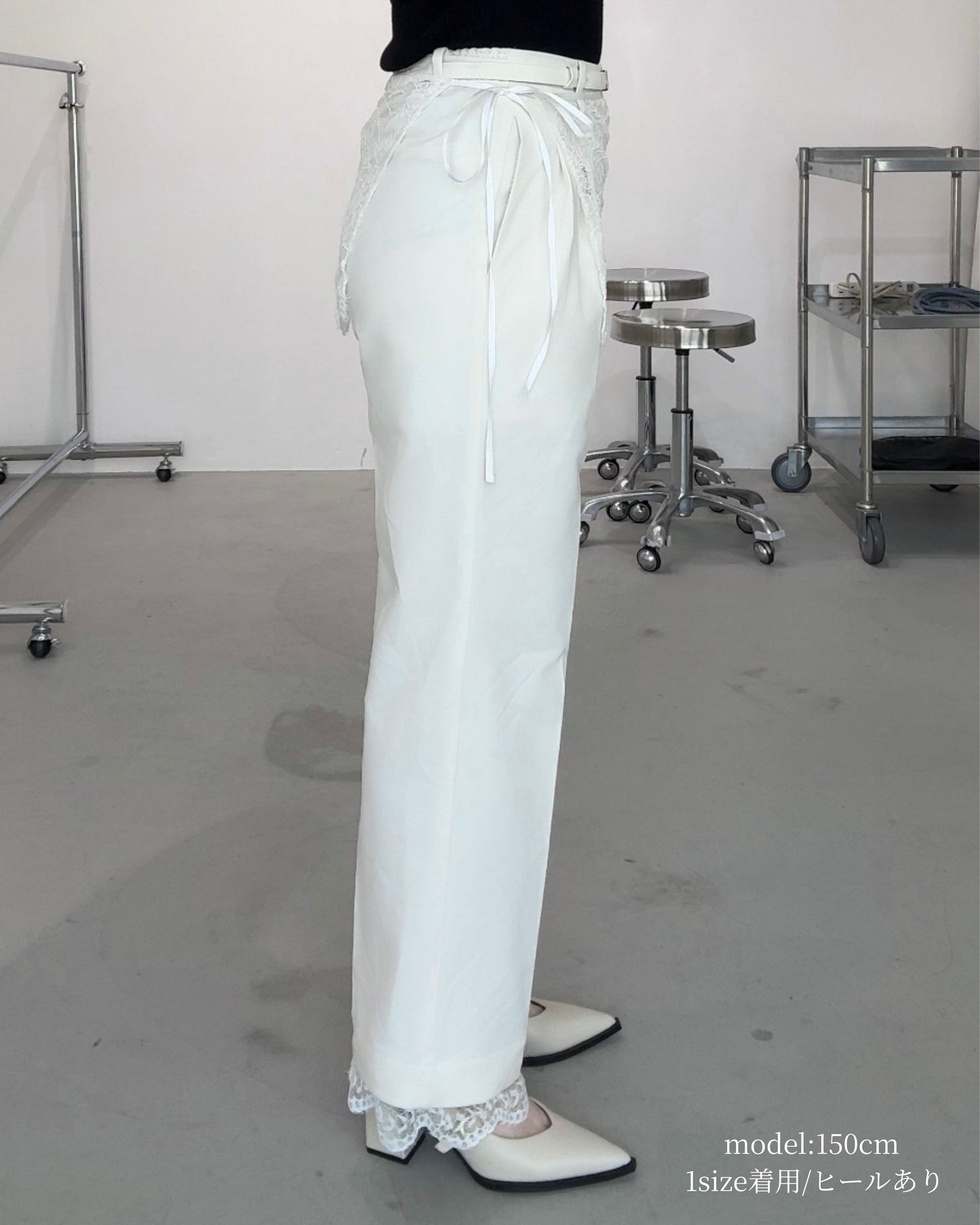 【広告掲載商品】3点SET（パンツ1点＋ラップスカート1点＋裾レース1点）