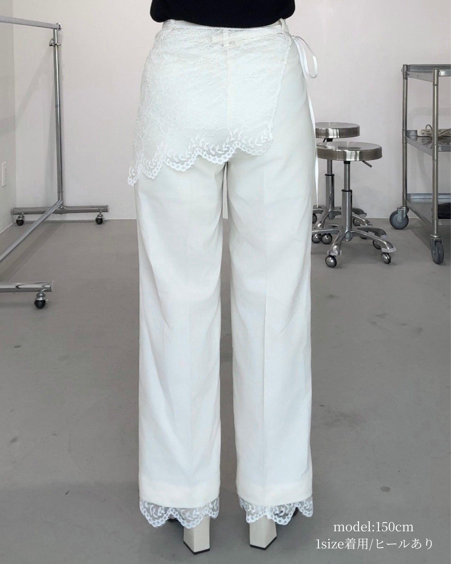 【広告掲載商品】3点SET（パンツ1点＋ラップスカート1点＋裾レース1点）